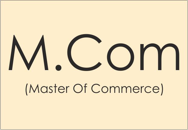 M.Com. (Master of Commerce)